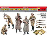 MiniArt Plastic Model Kit - 1:35 Scale Soviet Heavy Artillery Crew - Special Edition