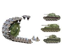 MiniArt Workable Track Link Set – 1:35 Scale for T-70M Light Tank – Plastic Model Kit (Green)