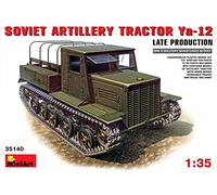 Miniart 1:35 Scale Ya-12 Late Prod Soviet Artillery Tractor Plastic Model Kit, Camouflage