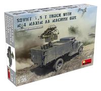 MIN35186 - Miniart 1:35 - Soviet 1.5t Truck w/ M-4 Maxim AA Gun