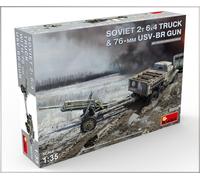 Miniart 1:35 - Soviet 2 t 6x4 Truck with 76mm USV-BR Gun