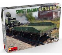 Miniart 1/35 Soviet Railway Flatbed 16.5-18t # 35303