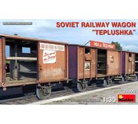 Miniart 1:35 Soviet Railway Wagon 'Teplushka' Model Kit