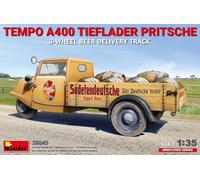 Miniart 1:35 - Tempo A400 Tief lader Pritsche 3-Wheeler Truck
