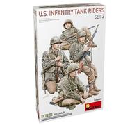 MiniArt Model Kit - US Infantry Tank Riders Set 2 - 1:35 Scale
