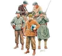 MiniArt Scale Model Kit MIN35477 – 1:35 US Officers Special Edition, Molded Color (Set of 5)