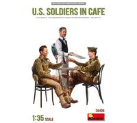 Miniart 1:35 - US Soldiers in Cafe