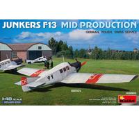 Miniart 1/48 Junkers F13 MidProd, German, Polish, Swiss # 48005