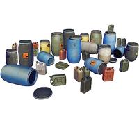 MIN49010 - Miniart 1:48 - Plastic Barrels & Cans