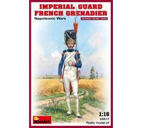 Miniart 1:16 Scale Imperial Guard French Grenadier Napoleonic Wars Plastic Model Kit