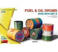 MIN24012 - Miniart 1:24 - Fuel & Oil Drums, 1930-50's Set 2