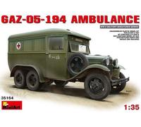 MiniArt Plastic Model Kit GAZ-05 194 Ambulance 1:35 Scale - 35164