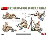 MINIART 35233 1/35 Soviet Soldiers Taking a Break Model Kit