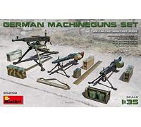 MiniArt 35250 1/35 Scale German Machineguns Set - Plastic Artillery Model Building Kit
