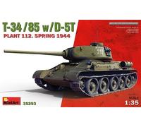 MIN35293 - Miniart 1:35 - T-34/85 w/D-5T Plant 112 1944
