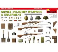 MINIART 35304 1/35 Soviet Infantry Weapons and Equipment. Special Edition