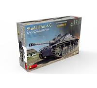 Miniart MIN35335 1:35-StuG III Ausf G Feb 1943 Alkett Prod, Int Kit Scale Model, Unpainted