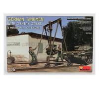 Miniart 35350 Figures - Soldiers Military German Tankmen with Gantry C