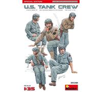 MiniArt Scale Model Kit MIN35391 1:35 US Tank Crew Special Edition Unpainted