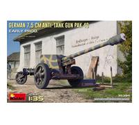 MiniArt Model Kit - German 7.5cm Anti-Tank Gun PaK 40 (Early) - 1:35