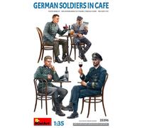 Miniart 35396 WWII German Soldiers in Caf 1:35 Figures Model Kit