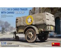 MiniArt 35443 1:35th scale G-518 US 1 ton Cargo Trailer Ben Hur w/Canvas