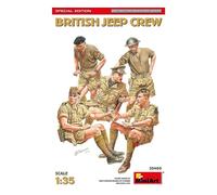 MiniArt Plastic Model Kit British Jeep Crew 35469 1:35 Scale Figures - Special Edition
