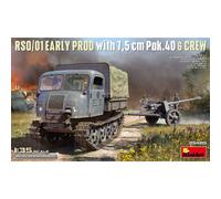 Miniart 1:35 - RSO/01 Early Prod, w/ 7.5cm Pak 40 & Crew