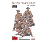 Miniart 1:35 - British Tank Riders NW Europe w/Resin Heads