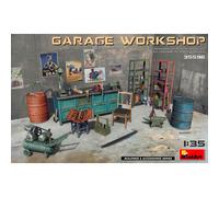 Miniart 35596 Garage Workshop Diorama 1:35 Model Kit