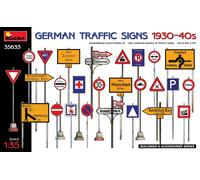 MINIART 35633 MODEL DIORAMA GERMAN ROAD SIGNS 1930-40S 1/35