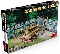 MiniArt 35641 1:35 Garden Tool Set - Faithful Replica, Model Building, Plastic Kit, Crafts, Hobby, Gluing, Model Kit, Assembly, Unpainted, Moulded Colour