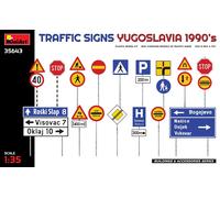 MINIART 35643 1:35 Traffic Signs. Yugoslavia 1990's