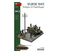 Miniart 36062 - 1:35 Big Set Kursk 1943 PZ.KPFW.IV Field - New