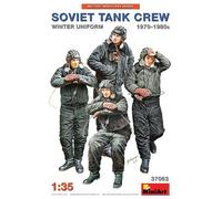 MINIART 37063 1/35 Soviet Tank Crew Winter Uniform 1970-1980s Kit - 4 Figures
