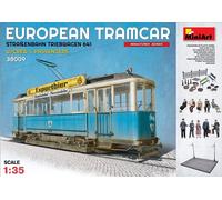 Miniart 38009 - 1/35 European Tramcar with Crew and Passengers - New