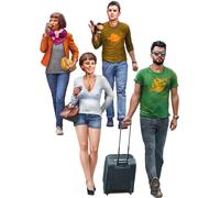 MiniArt Model Kit Urban Travellers 1:35 Scale (38095)