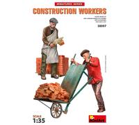MiniArt Figure Set – Construction Workers MA38097 – 1:35 Scale – With Accessories