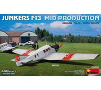 Miniart 1:48 - Junkers F13 Mid Prod, German,Polish,Swiss