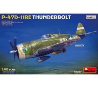 Miniart 48037 - 1/48 US P47D-11RE THUNDERBOLT Basic Kit - New