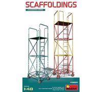 MiniArt Scale Model Kit MIN49005 - Scaffoldings 1:48 - Molded Color