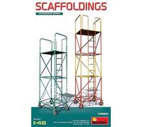 MiniArt Scale Model Kit MIN49005 - Scaffoldings 1:48 - Molded Color