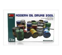 MiniArt Model Kit 1:48 – Modern Oil Drums (200L)
