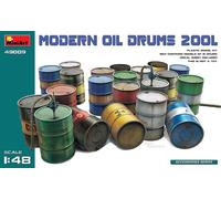 Miniart 49009 - 1:48 Oil Barrels 200L Modern (21) - New