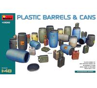 MINIART 49010 1:48 Plastic Barrels and Cans