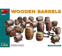 Miniart 49014 1/48 Wooden Barrels Model Kit - New