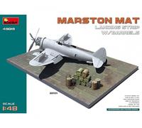 Miniart 49019 - 1/48 Marston Mat Landing Site with Oil Barrels - New