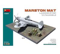 Miniart 49019 Marston Mat Landing Strip with Barrels - 1:48 Scale Model Kit for Realistic Airfield Dioramas