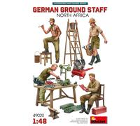 MiniArt 1:48 German Ground Staff with Accessories, N. Africa
