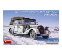 Miniart 53003 Kfz.1 German Troop Carrier Type 170VK with Canvas 1:35 Model Kit